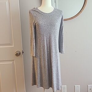 Fortune & Ivey gray aline soft jersey dress gray​​​​​
